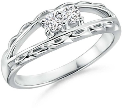 

Kiara Jewellery Silver Cubic Zirconia Rhodium Plated Ring