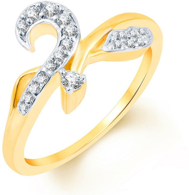 

Sukkhi Ritzzy Alloy Cubic Zirconia Gold-plated, Rhodium Plated Ring, Gold;white