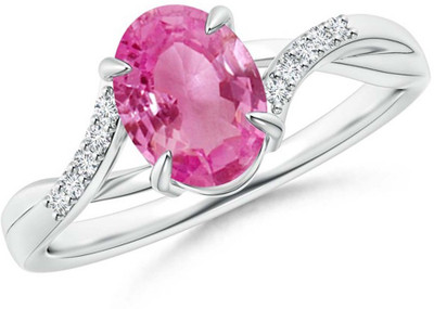 

Kiara Jewellery Silver Cubic Zirconia Rhodium Plated Ring