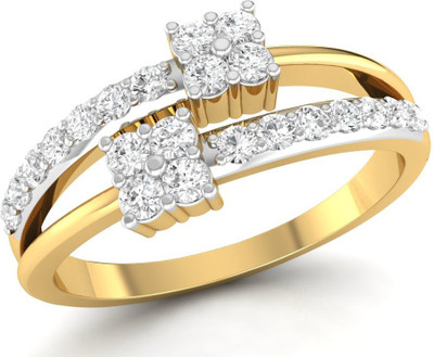 

Ciemme Sterling Silver Cubic Zirconia Gold-plated Plated Ring, Yellow