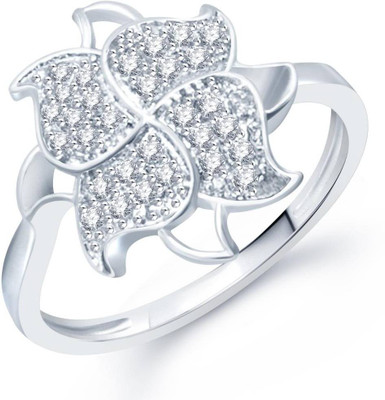

Sukkhi Alloy Cubic Zirconia Rhodium Plated Ring, White