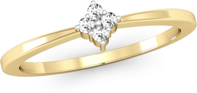 

Vachya Glory 14kt Diamond Yellow Gold ring(Yellow Gold Plated)