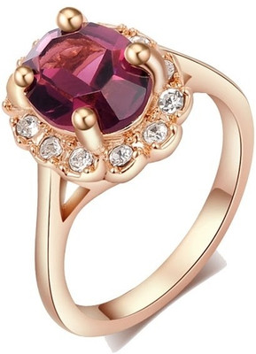 61% OFF on Kaizer Jewelry Alloy Cubic Zirconia Gold Plated Ring