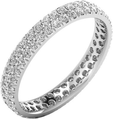 

ICR Jewels Silver Cubic Zirconia Sterling Silver Plated Ring