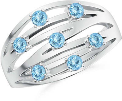 

Kiara Jewellery Silver Swarovski Zirconia Rhodium Plated Ring