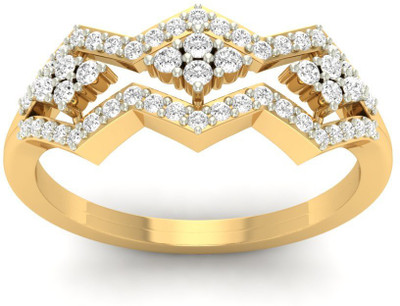 

Jewels5 Avyannaa 18kt Cubic Zirconia Yellow Gold ring