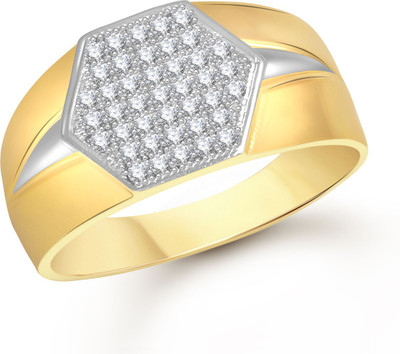 

Meenaz Alloy Cubic Zirconia Ring, Gold