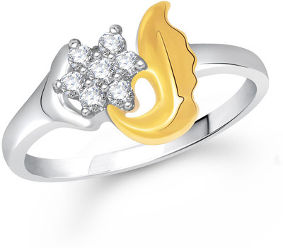 

Meenaz Alloy Cubic Zirconia Ring, Gold
