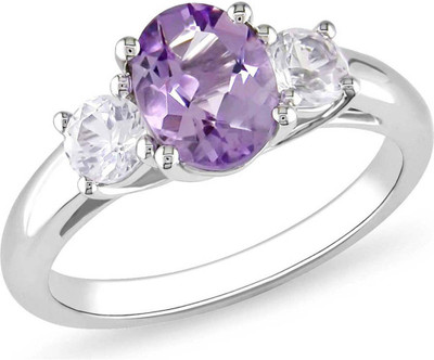 

Kiara Jewellery Silver Cubic Zirconia Rhodium Plated Ring