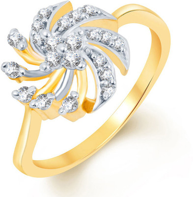 

Sukkhi Exquitely Alloy Cubic Zirconia Gold-plated, Rhodium Plated Ring, Gold;white