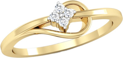 

Kataria Jewellers The Genevre BIS Hallmarked Gold 14kt Diamond Yellow Gold ring(Yellow Gold Plated)