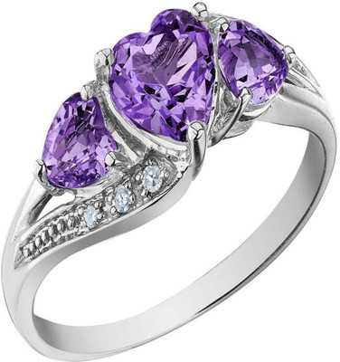 

Kiara Jewellery Sterling Silver Swarovski Zirconia Ring, White