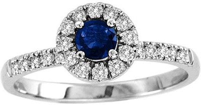 

Kiara Jewellery Deepika Sterling Silver Swarovski Zirconia Gold-plated Plated Ring