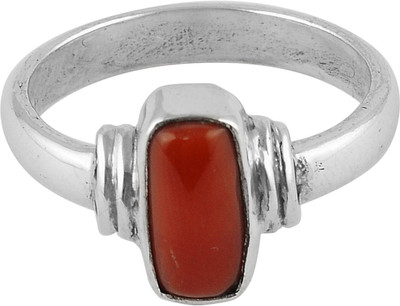 

Wadson Silver Coral Ring, Red