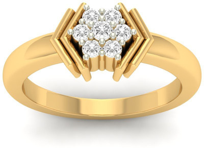 

Jewels5 Hayi 18kt Diamond Yellow Gold ring(Rhodium Plated)