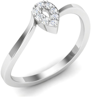 

Kataria Jewellers The Cybille American Diamond 92.5 BIS Hallmarked Silver Ring, White