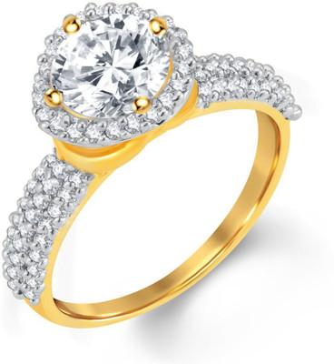 

Sukkhi Alloy Gold-plated, Rhodium Plated Ring, White;gold