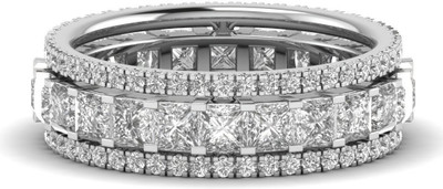 

ICR Jewels Silver Cubic Zirconia Sterling Silver Plated Ring