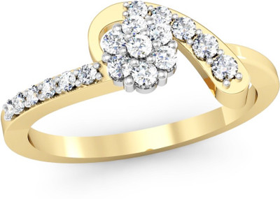 

Vachya Glory 18kt Diamond Yellow Gold ring(Yellow Gold Plated)