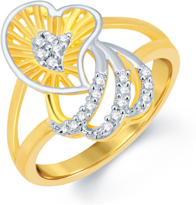 

Sukkhi Gracefull Alloy Rhodium, Gold-plated Plated Ring, White;gold