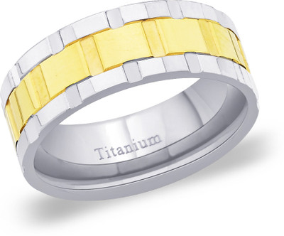 

Peora Titanium Ring, Silver;gold