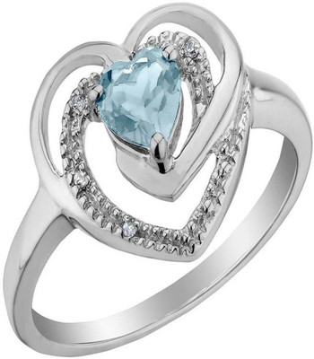 

Kiara Jewellery Sterling Silver Swarovski Zirconia Ring, White