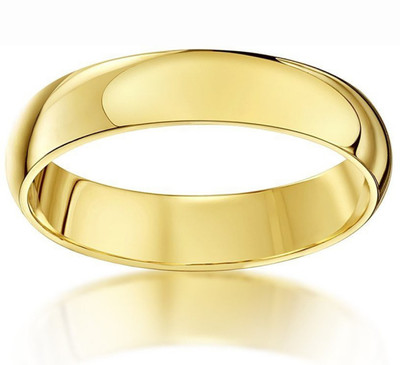 Spangel Enterprise Love Band Brass 22K Yellow Gold Plated Ring available at flipkart for Rs.147