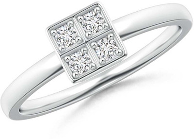 

Kiara Jewellery Silver Cubic Zirconia Rhodium Plated Ring