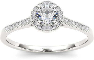 

Kiara Jewellery Silver Cubic Zirconia Rhodium Plated Ring