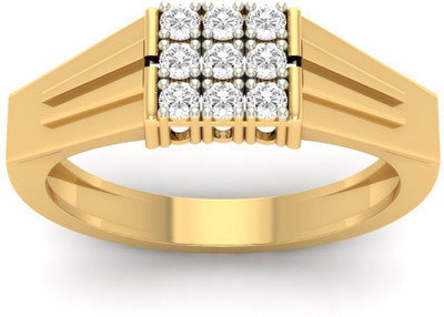 

Jewels5 Boris 14kt Diamond Yellow Gold ring(Rhodium Plated)