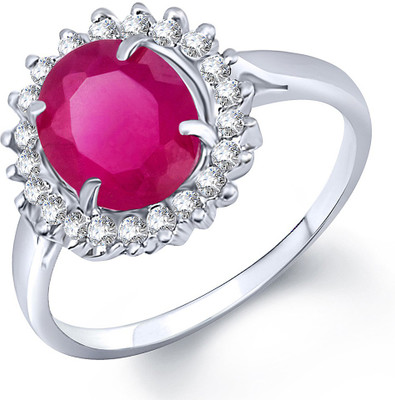 

Sukkhi Glittery Alloy Cubic Zirconia Rhodium Plated Ring, White
