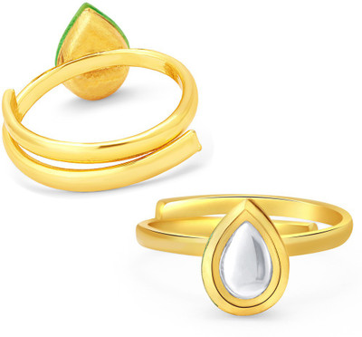 

Sukkhi Resplendent Alloy Gold-plated Plated Toe Ring Set