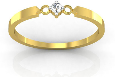 

AG Jewellery Priyanka Sterling Silver Diamond Ring, Yellow