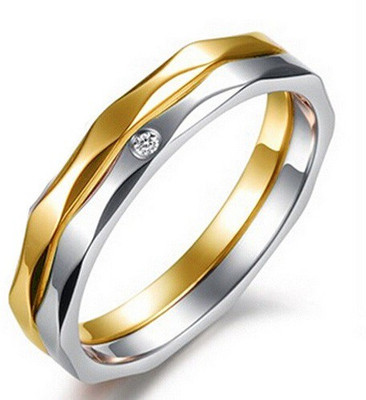 

Girlz! Metal, Alloy, Crystal Ring, Gold;silver