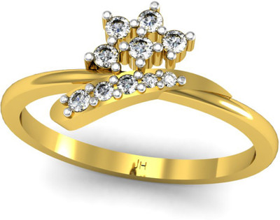 40% OFF on JewelHub 18K Hallmarked Certified Diamond 18kt Yellow Gold ring