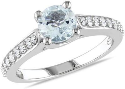 

Kiara Jewellery Kajol Sterling Silver Swarovski Zirconia Gold-plated Plated Ring