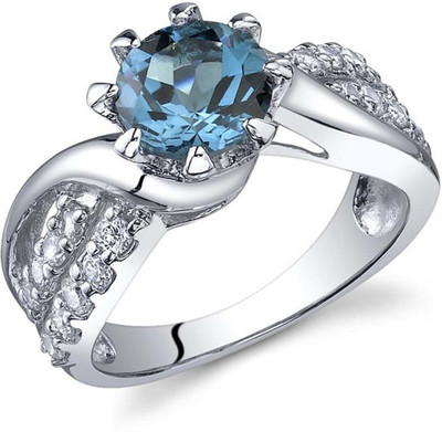 

Kiara Jewellery Sterling Silver Swarovski Zirconia Rhodium Plated Ring, White