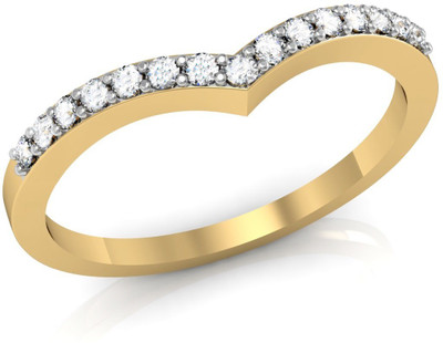 

Vachya Glory 18kt Diamond Yellow Gold ring(Yellow Gold Plated)