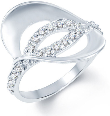 

Sukkhi Glistening Alloy Cubic Zirconia Rhodium Plated Ring, White