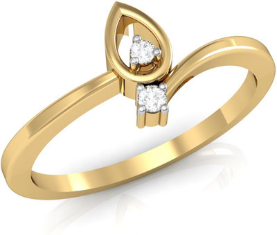 

Vachya Glory 14kt Diamond Yellow Gold ring(Yellow Gold Plated)