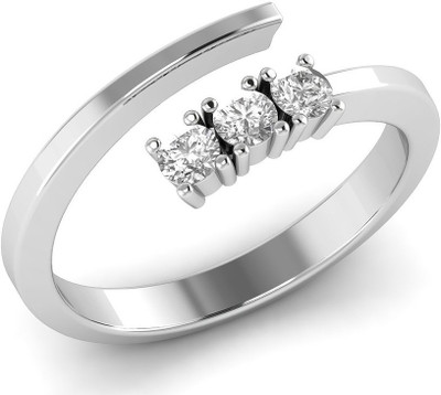 

ICR Jewels Sterling Silver Cubic Zirconia Sterling Silver Plated Ring