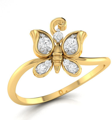 

Ciemme Sterling Silver Cubic Zirconia Gold-plated Plated Ring, Yellow