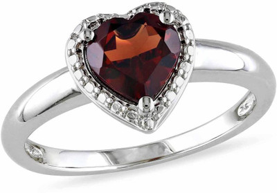

Kiara Jewellery Silver Cubic Zirconia Rhodium Plated Ring