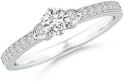 

Kiara Jewellery Silver Cubic Zirconia Rhodium Plated Ring