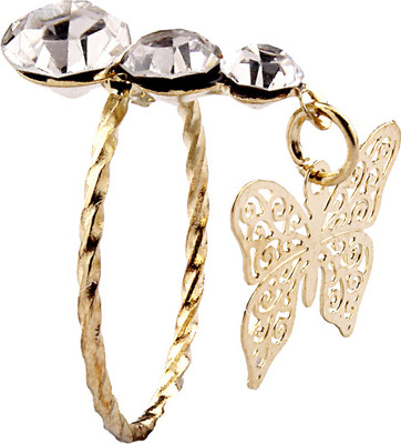 

Luxor Alloy Gold-plated Plated Ring