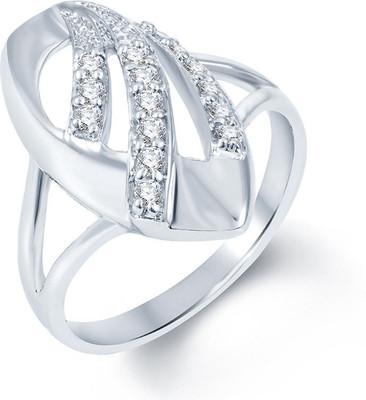 

Sukkhi Ritzzy Alloy Cubic Zirconia Rhodium Plated Ring, White