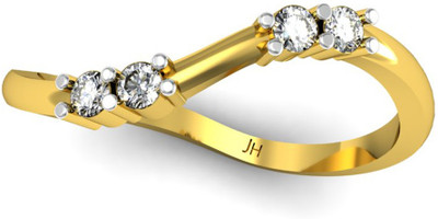 

JewelHub 18K Hallmarked Certified Diamond 18kt Yellow Gold ring