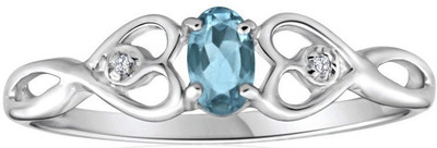 

Facetzinspire Real Gold Diamond Gold-plated Plated Ring, Silver