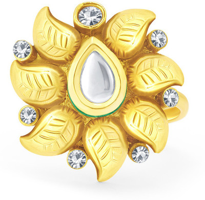 

Sukkhi Sleek Alloy Gold-plated Plated Toe Ring Set