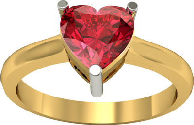 80% OFF on Suvam Jewels Sterling Silver Zircon Gold Plated Ring